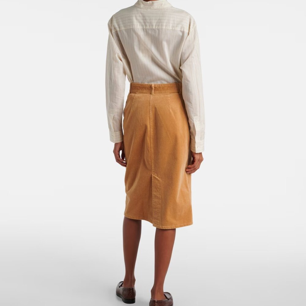 NWT Polo Ralph Lauren Cotton Corduroy Pencil Skirt - Picture 2 of 8